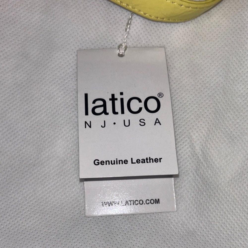 Latico Canary Yellow Leather Tote - Picture 6 of 9
